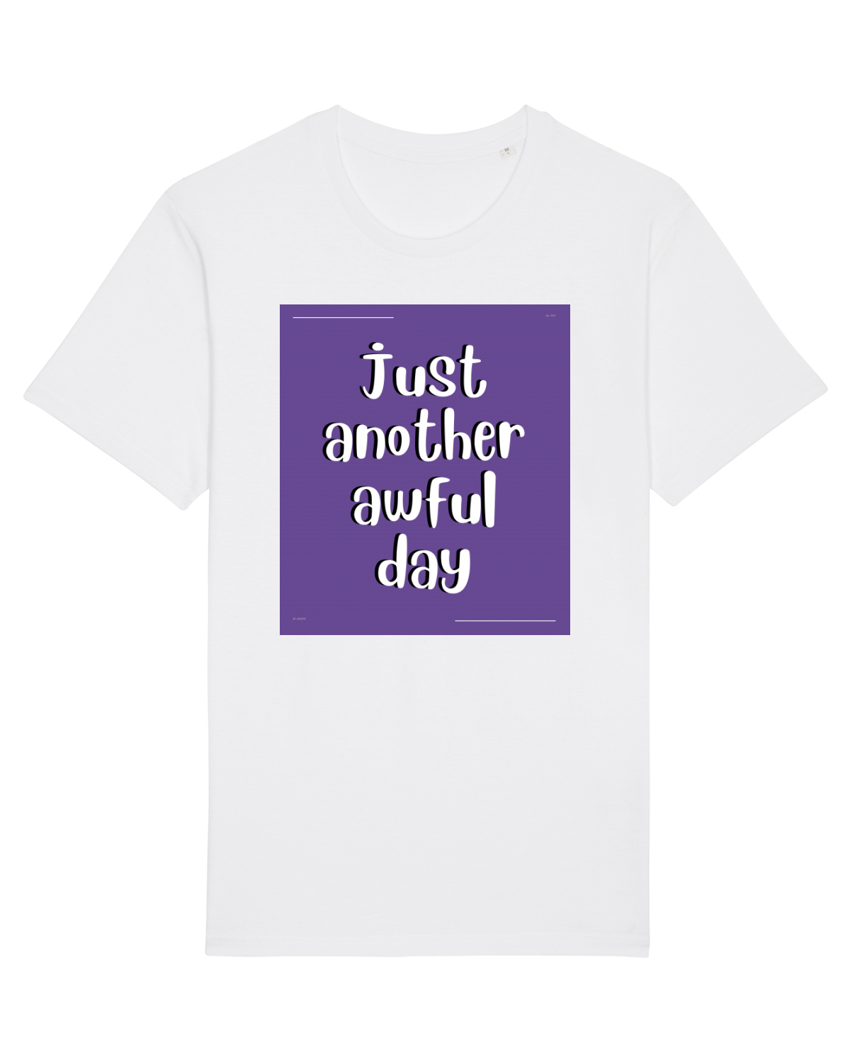 Tricou mânecă scurtă Unisex Rocker White