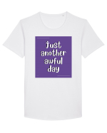 just another awful day7 Tricou mânecă scurtă guler larg Bărbat Skater