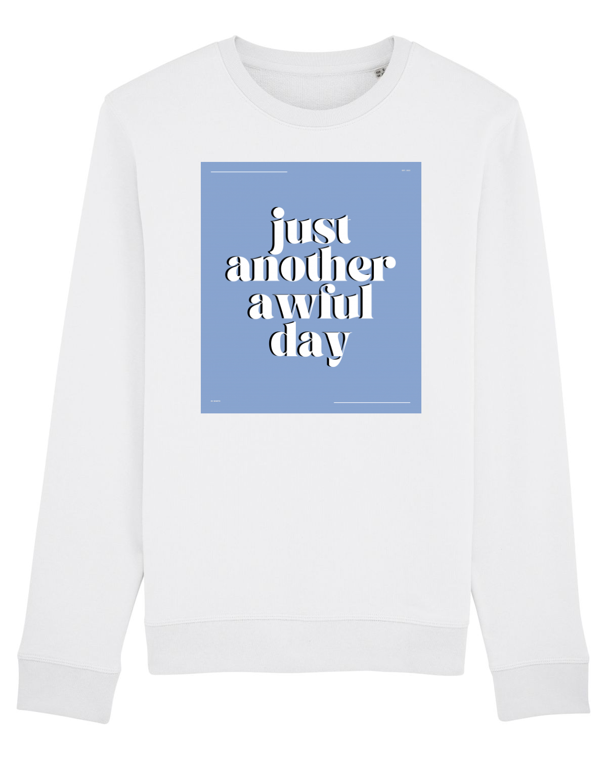 Bluză mânecă lungă Unisex Rise White