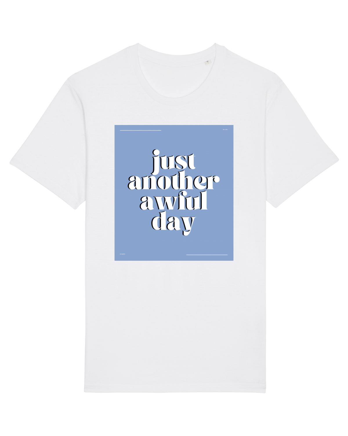 Tricou mânecă scurtă Unisex Rocker White