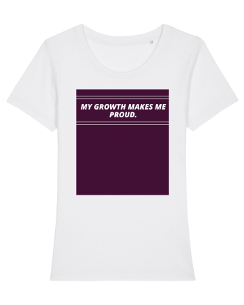 my growth makes me proud3 White