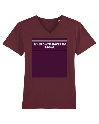 my growth makes me proud3 Burgundy