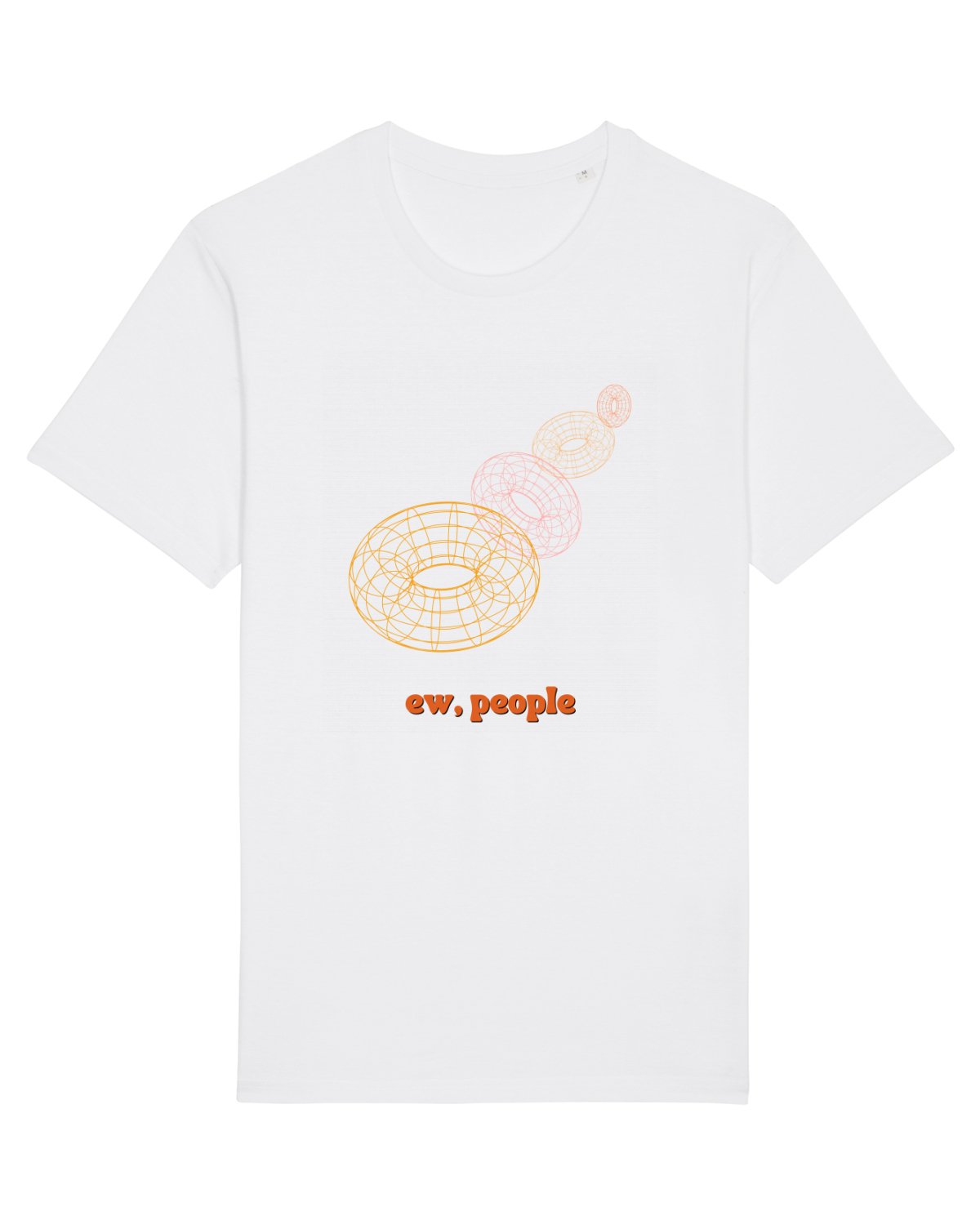 Tricou mânecă scurtă Unisex Rocker White