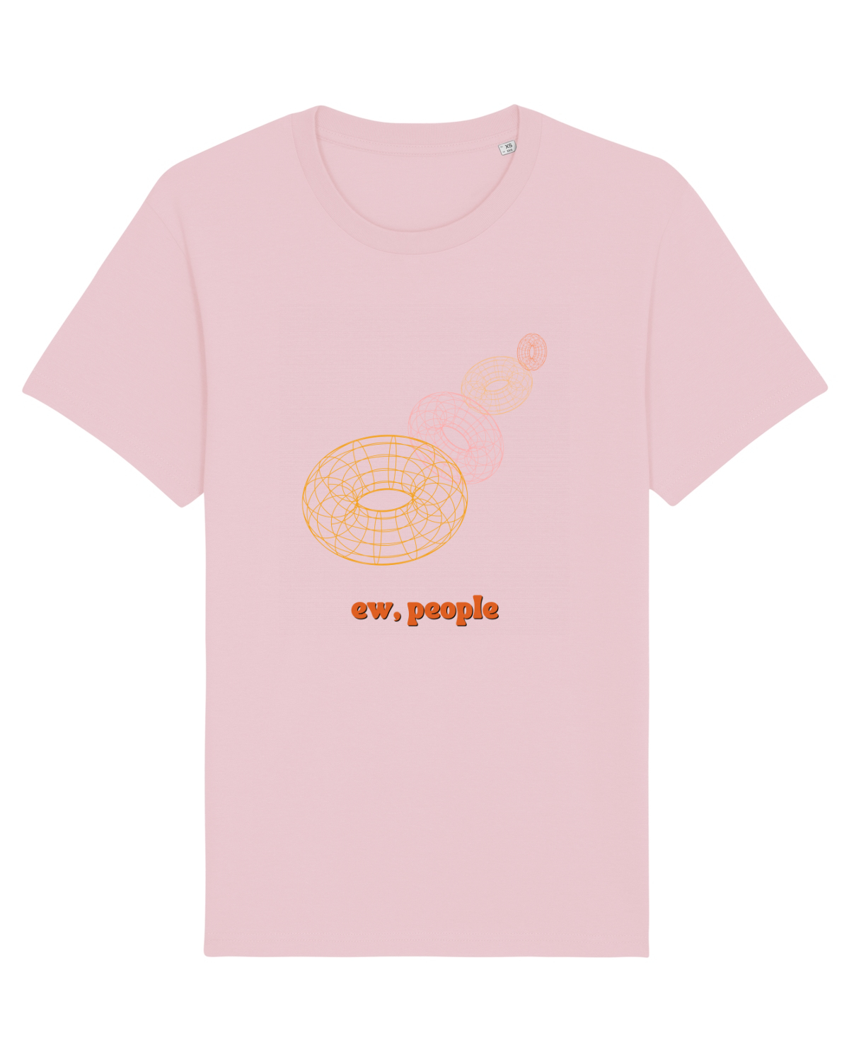 Tricou mânecă scurtă Unisex Rocker Cotton Pink