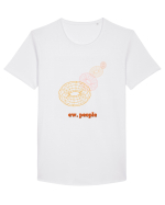 ew people Tricou mânecă scurtă guler larg Bărbat Skater