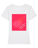 little things mean a lot Tricou mânecă scurtă guler larg fitted Damă Expresser
