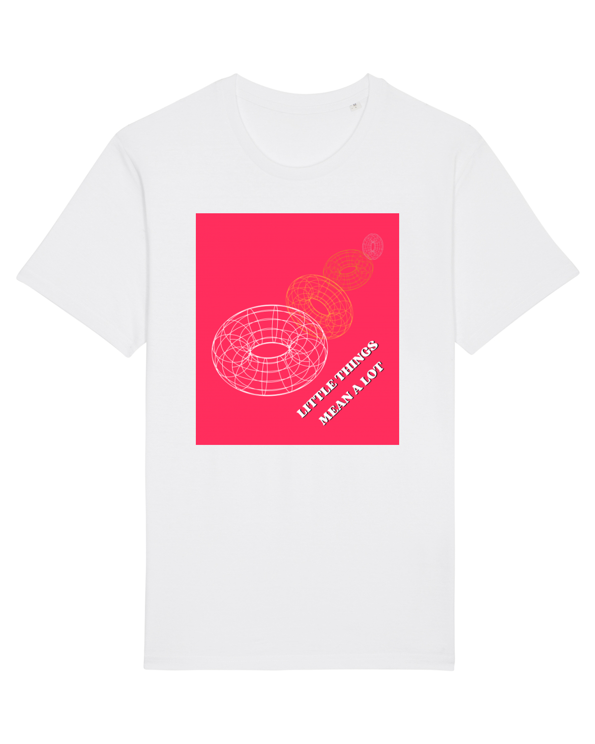 Tricou mânecă scurtă Unisex Rocker White
