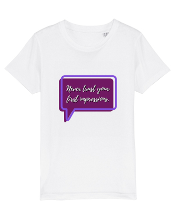 never trust your first impressions3 White