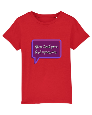 never trust your first impressions3 Red