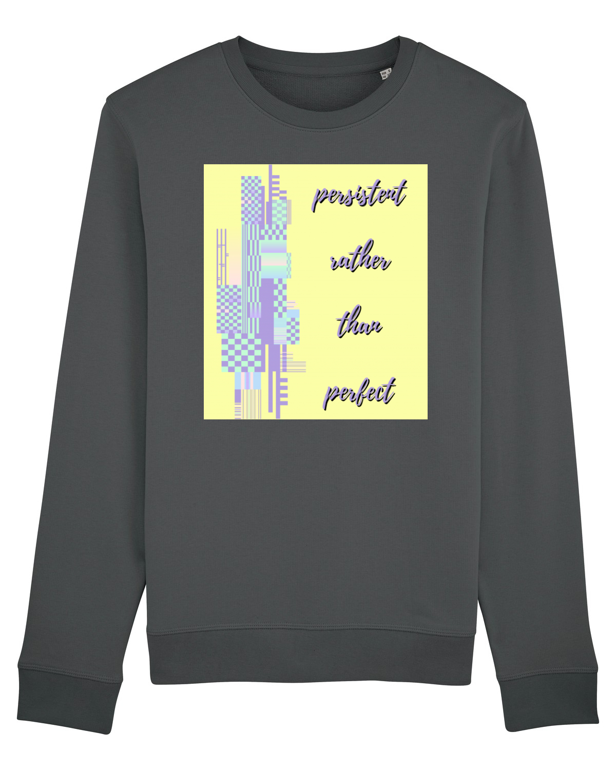 Bluză mânecă lungă Unisex Rise Anthracite