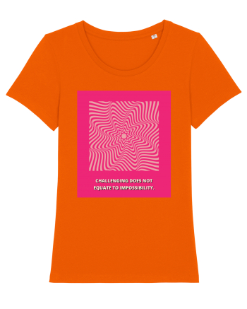 challenging does not equate to impossibility Bright Orange