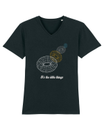 it s the little things Tricou mânecă scurtă guler V Bărbat Presenter