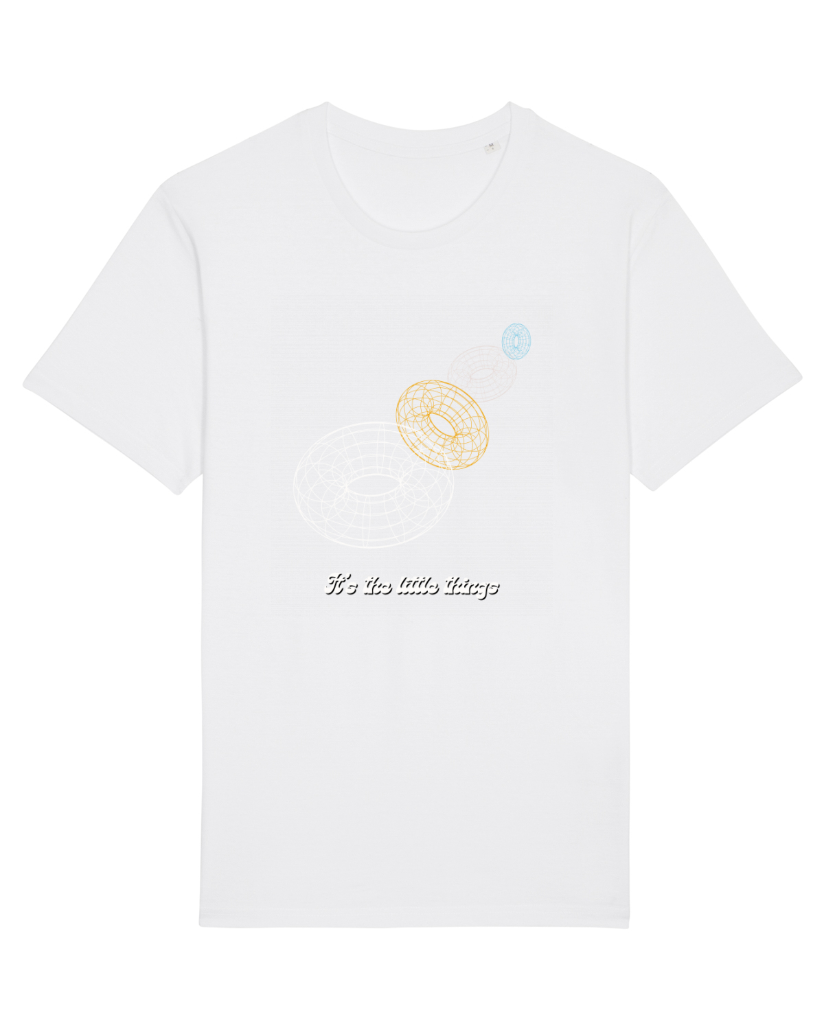 Tricou mânecă scurtă Unisex Rocker White