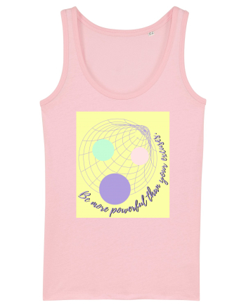 be more powerful than your excuses Cotton Pink