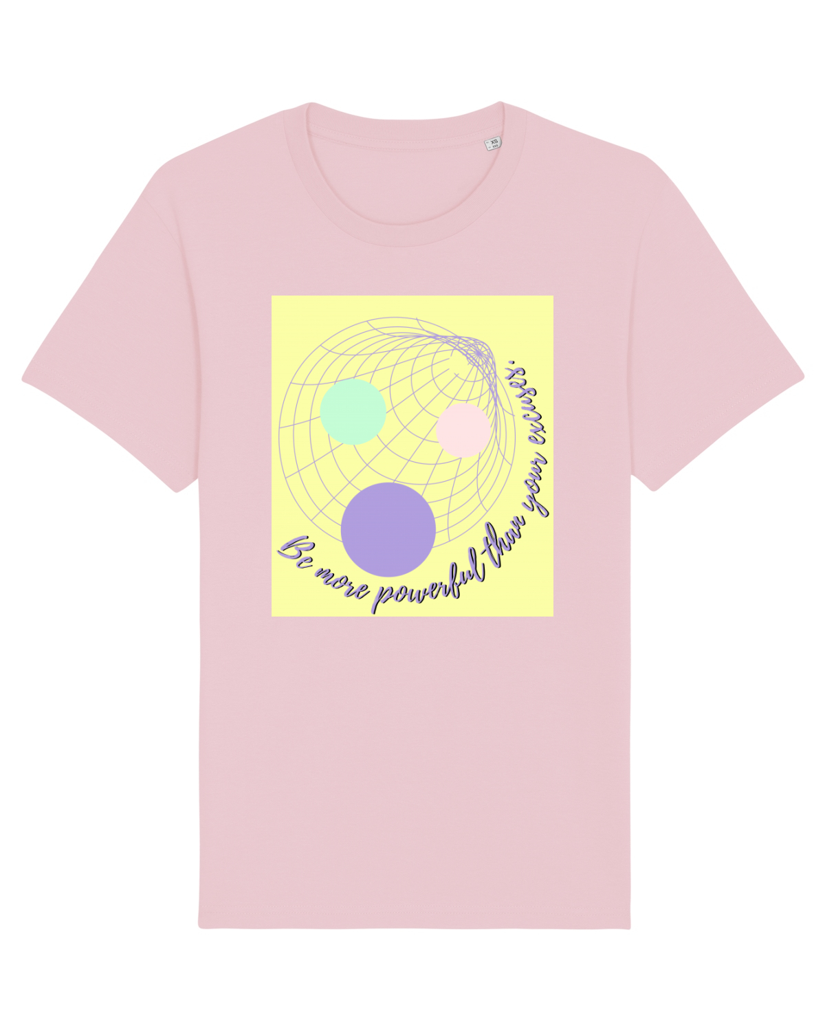 Tricou mânecă scurtă Unisex Rocker Cotton Pink
