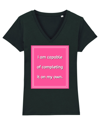 i am capable of completing it on my  own7 Black