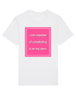 i am capable of completing it on my  own7 Tricou mânecă scurtă Unisex Rocker