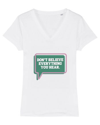 don t believe everything you hear4 White