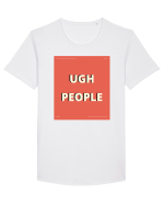 ugh people2 Tricou mânecă scurtă guler larg Bărbat Skater
