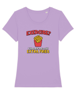 Extra Fries Tricou mânecă scurtă guler larg fitted Damă Expresser