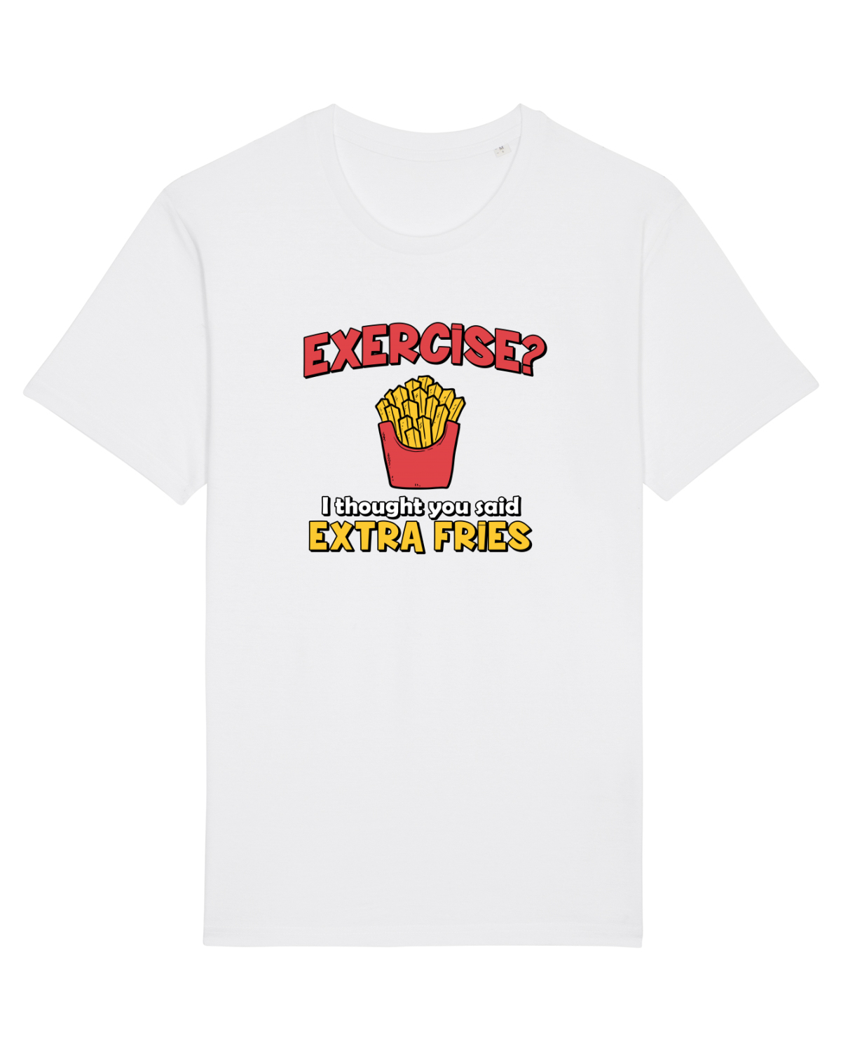 Tricou mânecă scurtă Unisex Rocker White