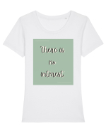 there is no interest4 Tricou mânecă scurtă guler larg fitted Damă Expresser