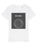 love is simple Tricou mânecă scurtă  Copii Mini Creator