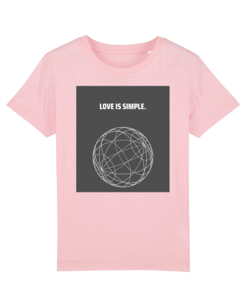 love is simple Cotton Pink