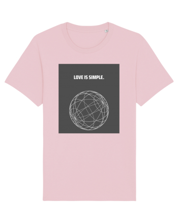 love is simple Cotton Pink