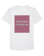 a different fucking day7 Tricou mânecă scurtă guler larg Bărbat Skater