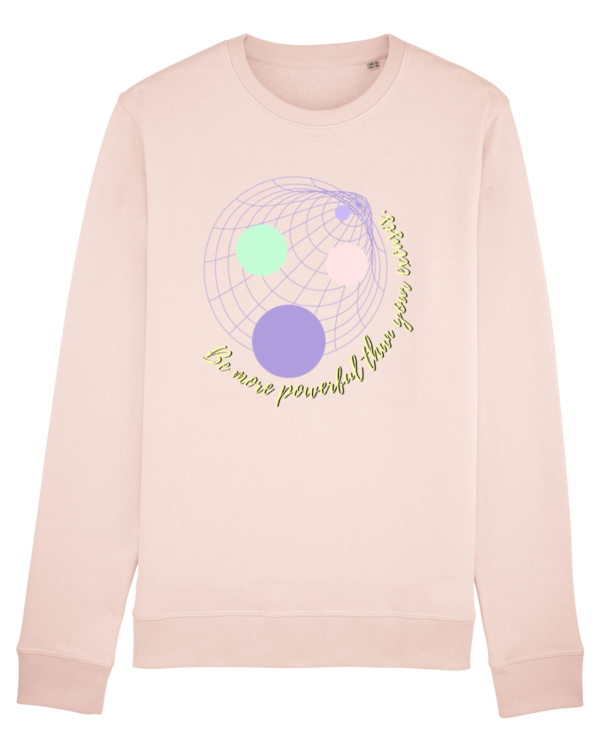 Bluză mânecă lungă Unisex Rise Candy Pink