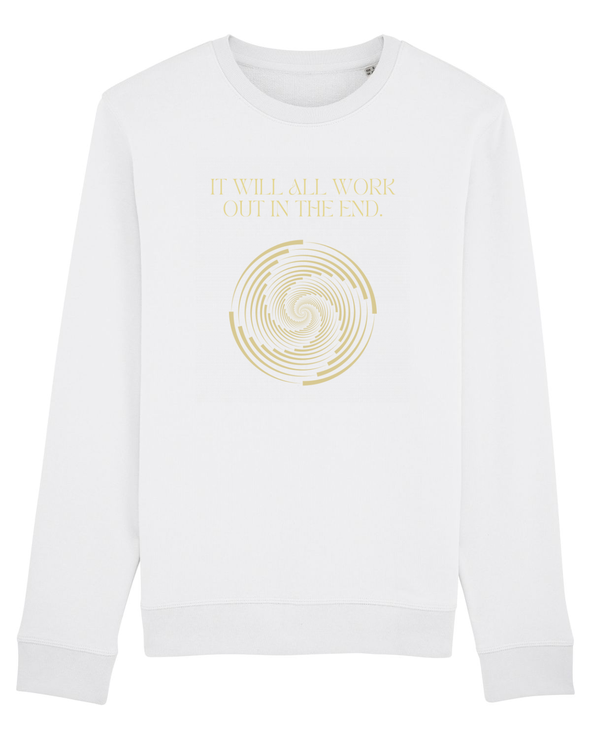 Bluză mânecă lungă Unisex Rise White