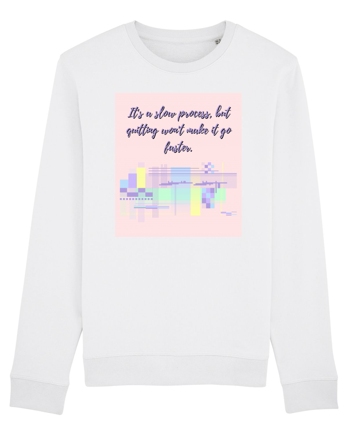 Bluză mânecă lungă Unisex Rise White