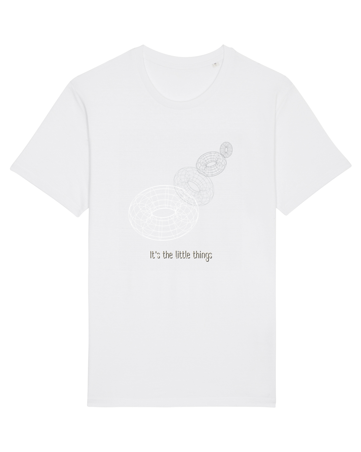 Tricou mânecă scurtă Unisex Rocker White