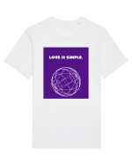 love is simple2 Tricou mânecă scurtă Unisex Rocker