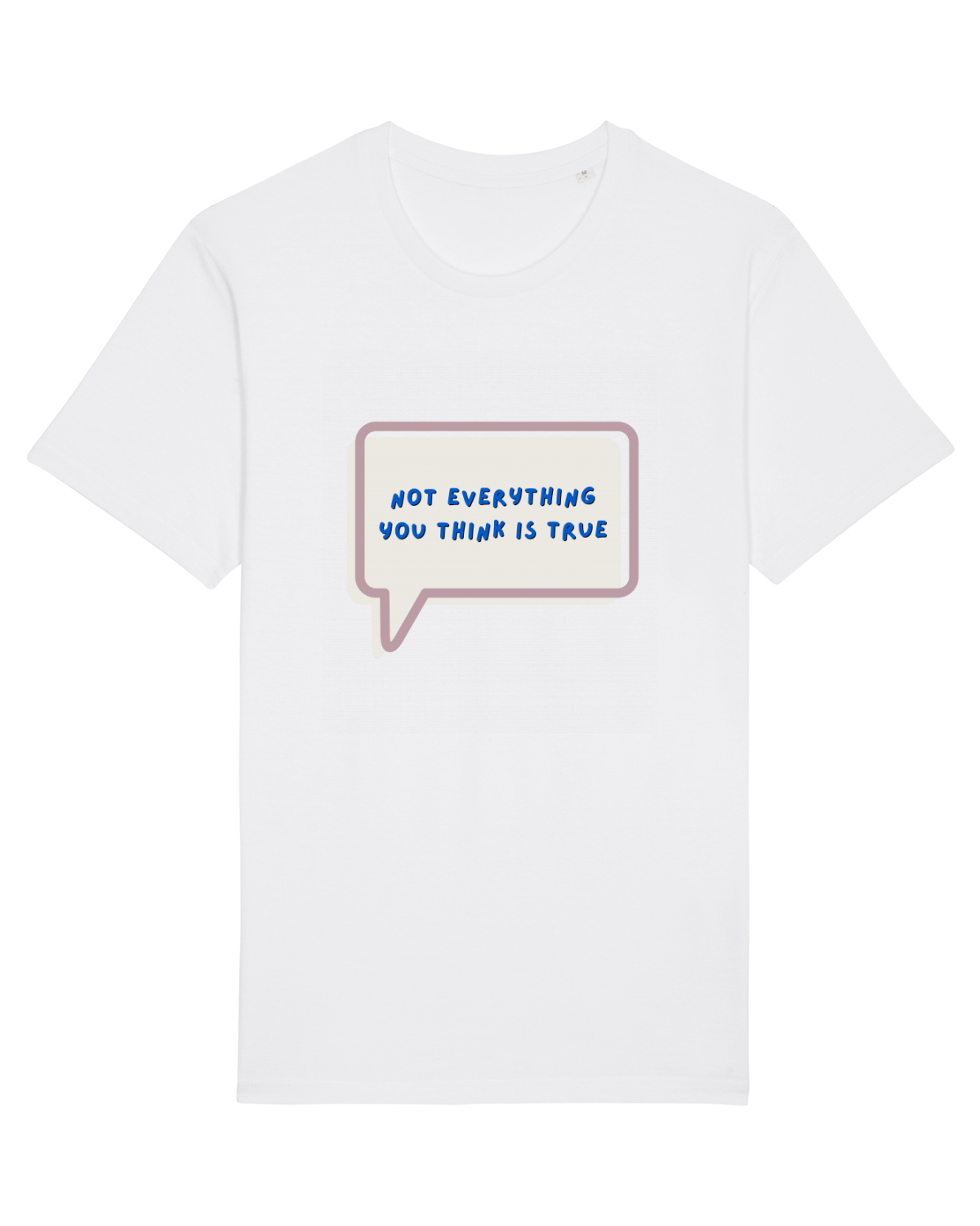 Tricou mânecă scurtă Unisex Rocker White