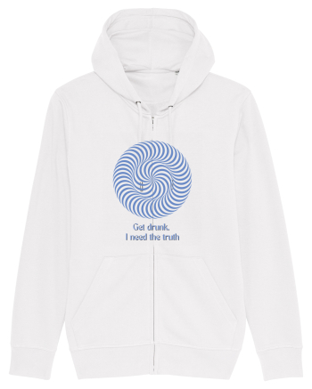 get drunk, i need the truth3 White
