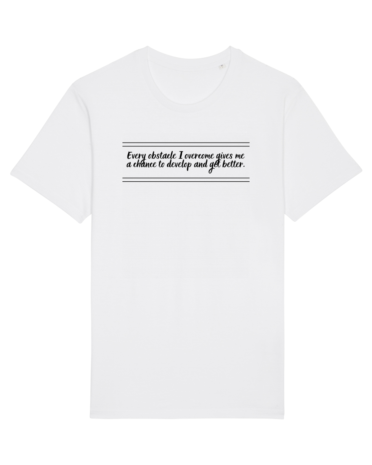 Tricou mânecă scurtă Unisex Rocker White