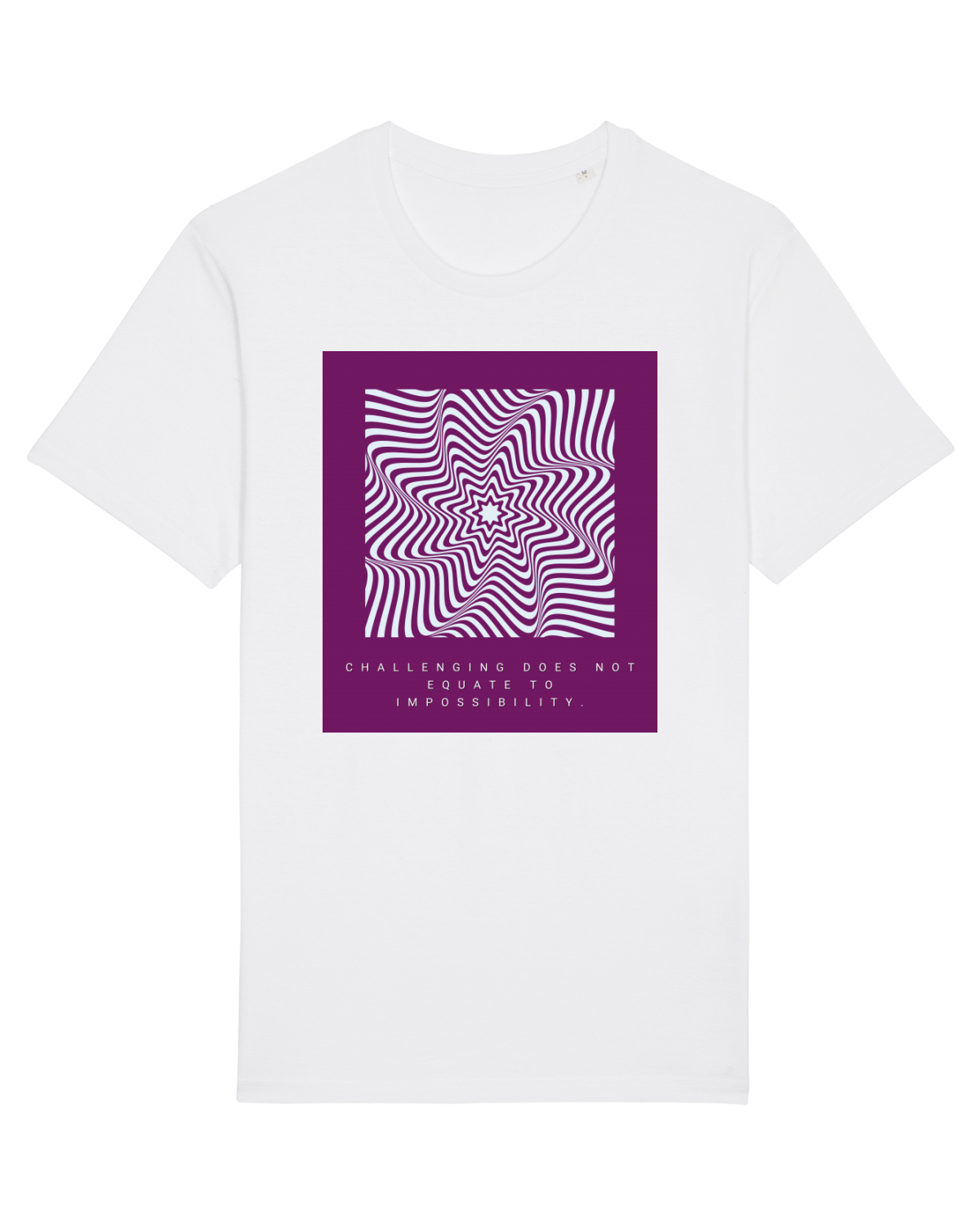 Tricou mânecă scurtă Unisex Rocker White