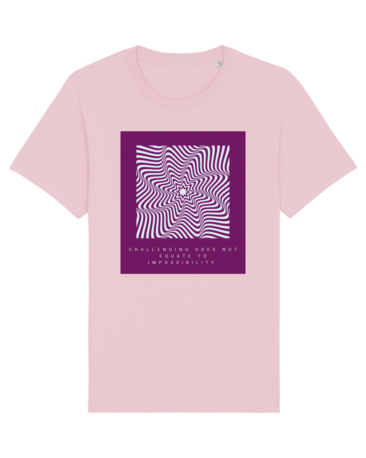 Tricou mânecă scurtă Unisex Rocker Cotton Pink