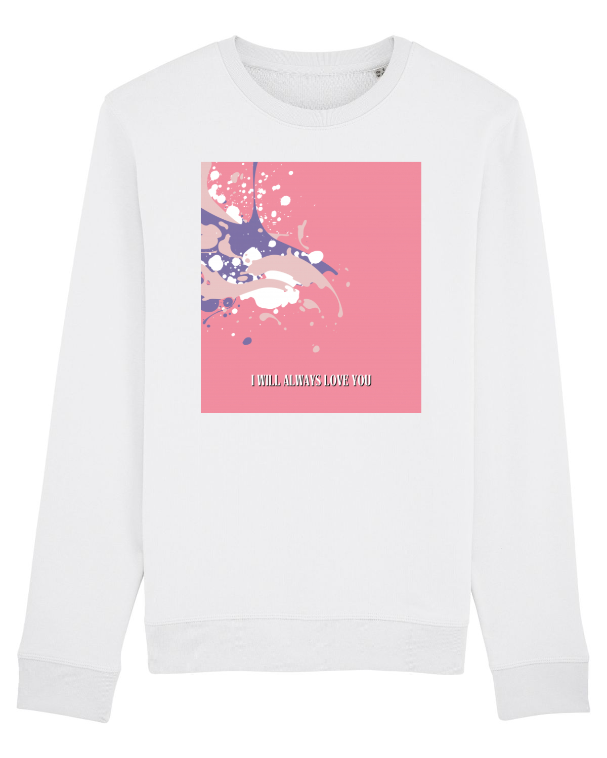 Bluză mânecă lungă Unisex Rise White