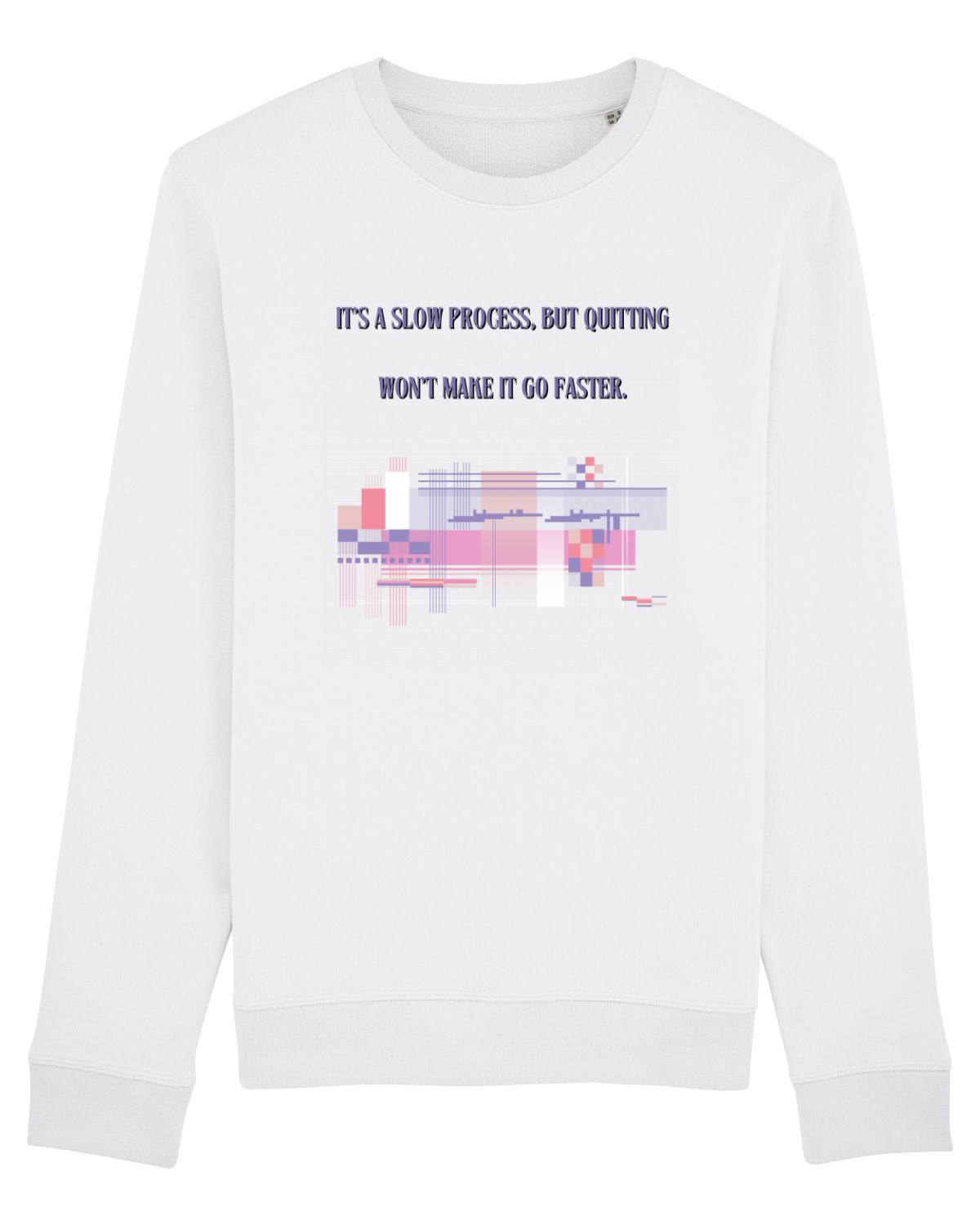 Bluză mânecă lungă Unisex Rise White