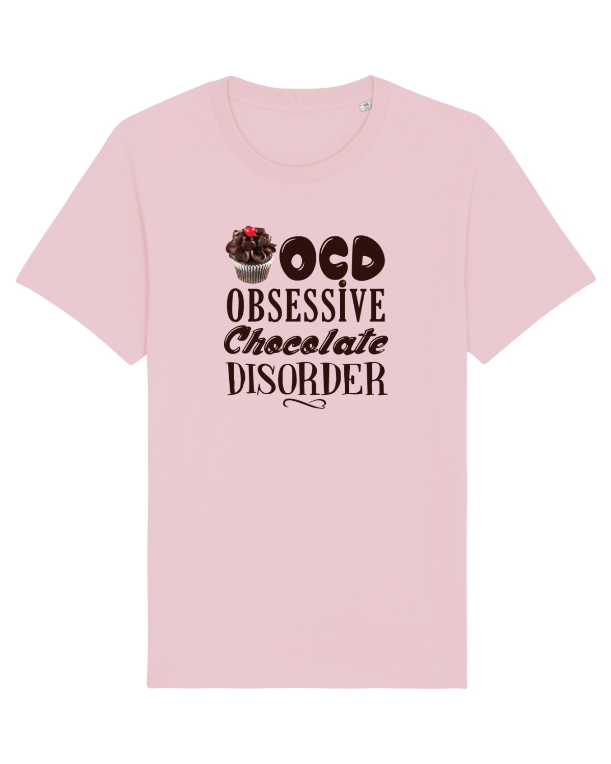 Tricou mânecă scurtă Unisex Rocker Cotton Pink