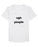 ugh people3 Tricou mânecă scurtă guler larg Bărbat Skater