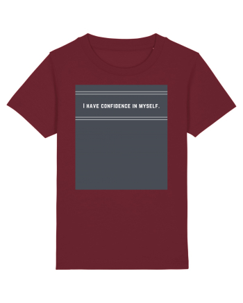 i have confidence in myself2 Burgundy