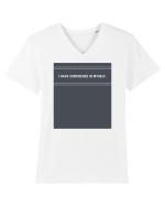 i have confidence in myself2 Tricou mânecă scurtă guler V Bărbat Presenter