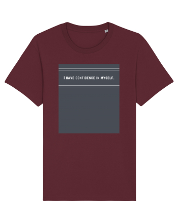 i have confidence in myself2 Burgundy