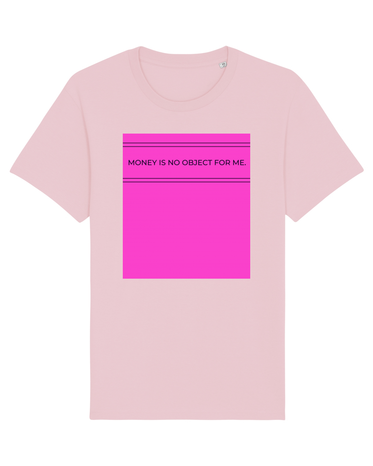 Tricou mânecă scurtă Unisex Rocker Cotton Pink