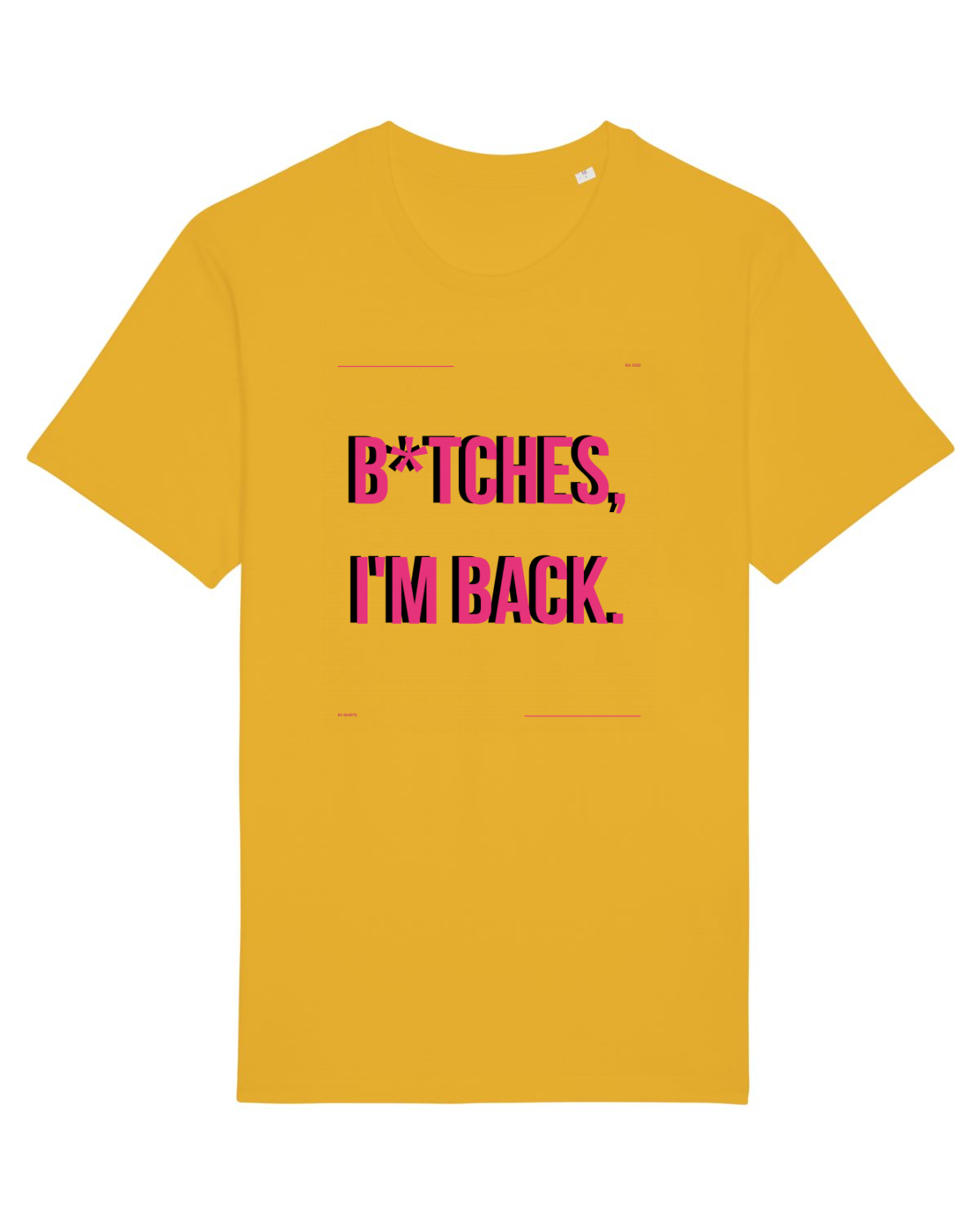 Tricou mânecă scurtă Unisex Rocker Spectra Yellow