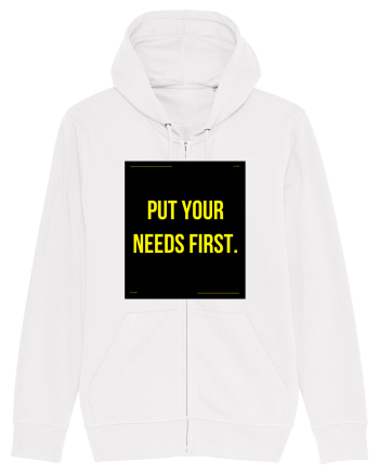 put your needs first4 White